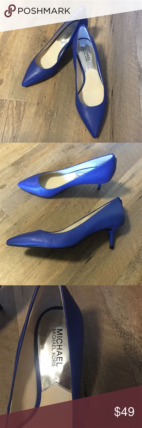 michael kors royal blue shoes